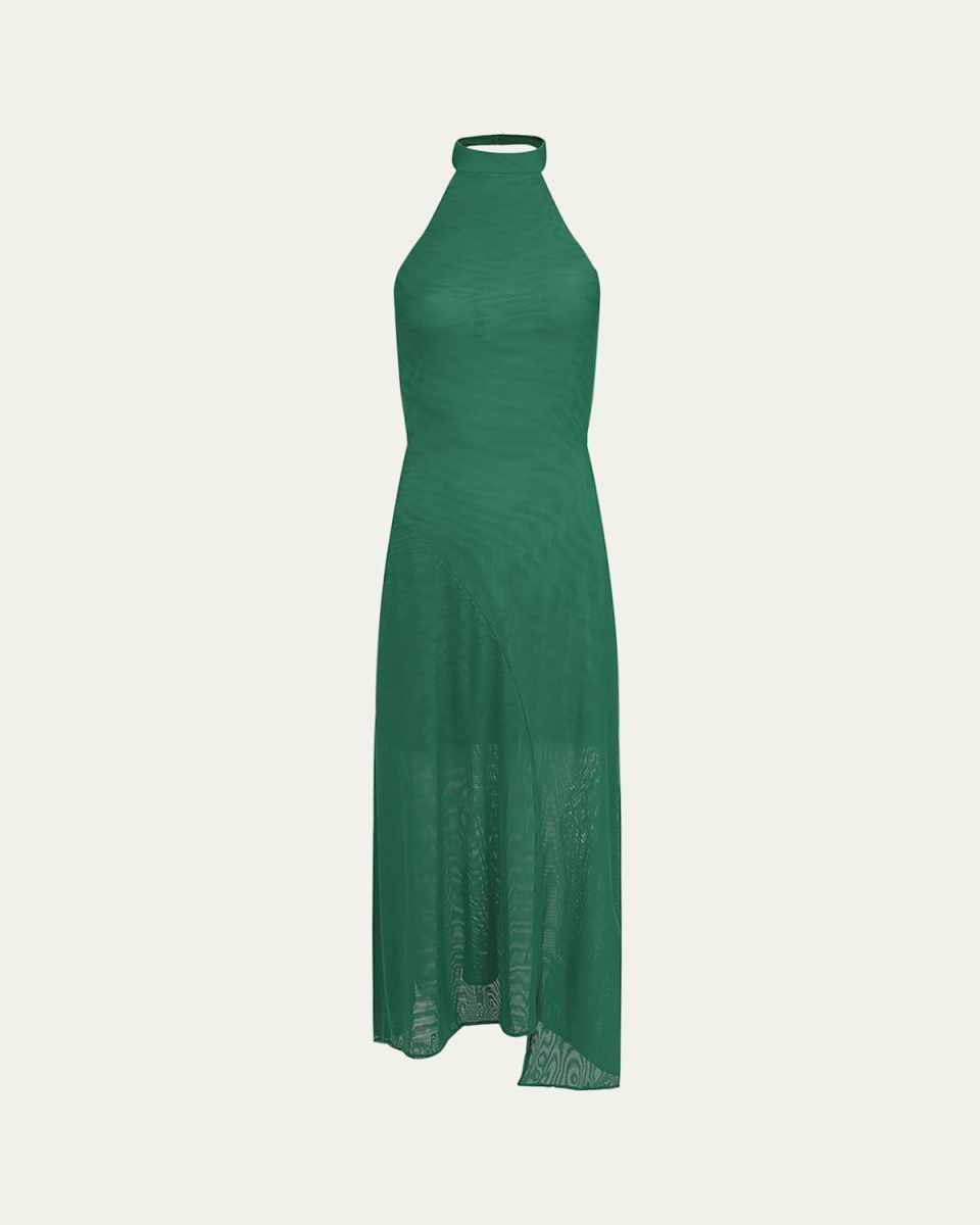Solid Vickey Midi Dress